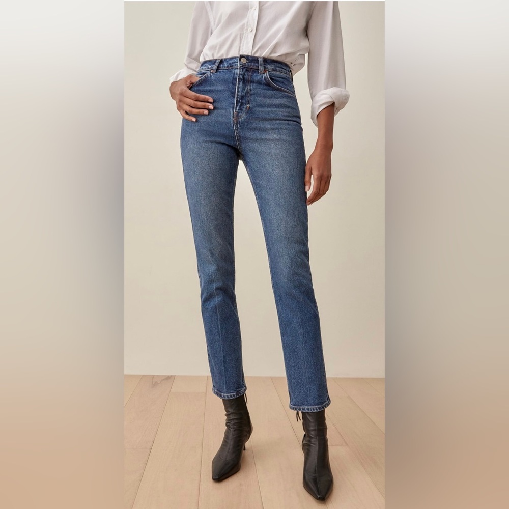 Reformation Liza High Rise Straight Jeans NWOT Size 29 - Picture 3 of 11